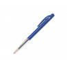 Stylo-bille bic m10 écriture moyenne 0.5mm encre classique rétractable bouton poussoir latéral coloris bleu