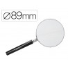 Loupe q-connect verre manche plastique 90 mm coloris noir