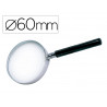 Loupe q-connect verre manche plastique 60 mm coloris noir