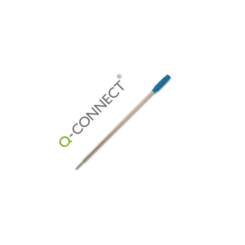 Recharge q-connect stylo-bille type cross largeur moyenne couleur bleu