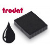 Cassette encrage bicolore trodat pour tampon encreur 4923/4930 coloris bleu/rouge