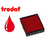 Cassette encrage trodat 6/4923c pour tampon encreur printy 4923/4930 taille empreinte 30x30mm coloris rouge