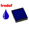 Cassette encrage trodat 6/4923b pour tampon encreur printy 4923/4930 taille empreinte 30x30mm coloris bleu