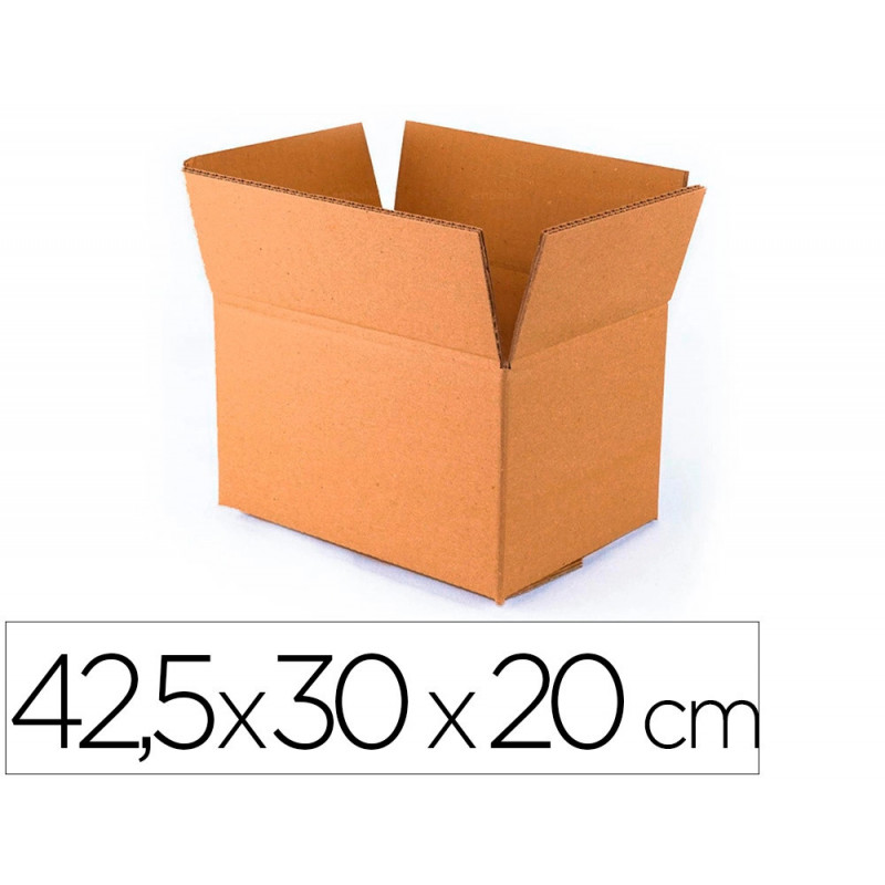 Caisse americaine q-connect encarton fond automatique cannelure 3mm 425x300x200mm montage rapide coloris kraft