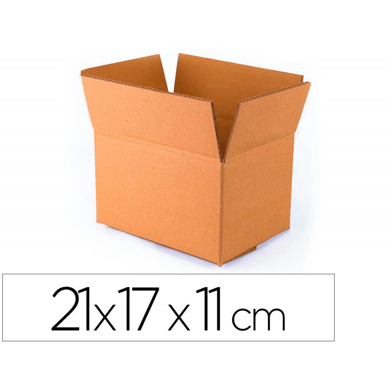 Caisse americaine q-connect encarton fond automatique cannelure 3mm 210x170x110mm montage rapide coloris kraft