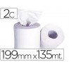 Essuie-mains q-connect 190mmx135m coloris blanc rouleau