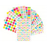 Gommette clairefontaine initial formes g om triques - pack collectivit 20 planches