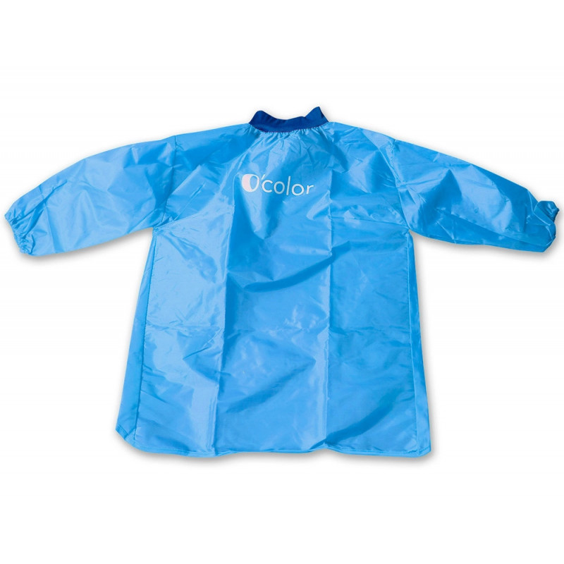 Tablier de protection lavable pour enfant de 5 8 ans couleur bleue