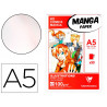 Bloc manga clairefontaine a5 coll 14,8x21 100gr 50 f