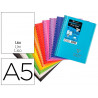 Carnet de dessin koverbook a5 2 rabats pochette couleurs assorties 14,8x21 cm blanc 125 g 100 pages
