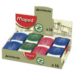 MAPED Gomme Architecte avec étui en plastique