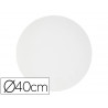 Carton peindre rond clairefontaine coton blanc 40cm