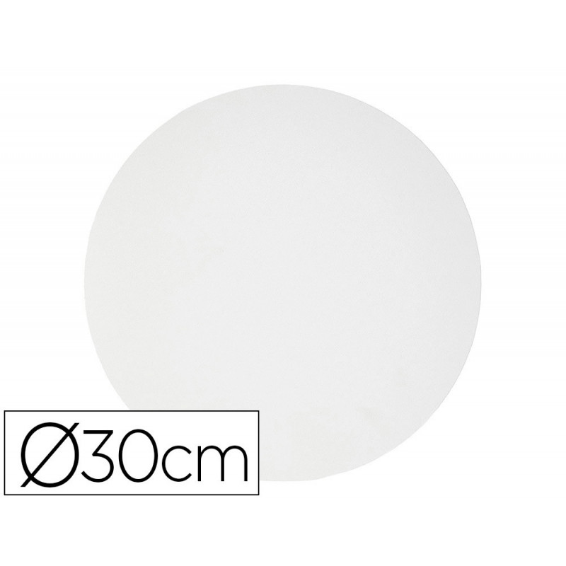 Carton peindre rond clairefontaine coton blanc 30cm