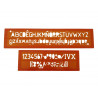 Trace-lettres minerva tracage technique 20mm orange