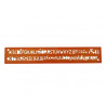 Trace-lettres minerva tracage technique 14mm orange