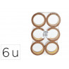 Ruban adhesif scotch classic emballage 50mmx66m 43 microns coloris marron paquet 6 unites