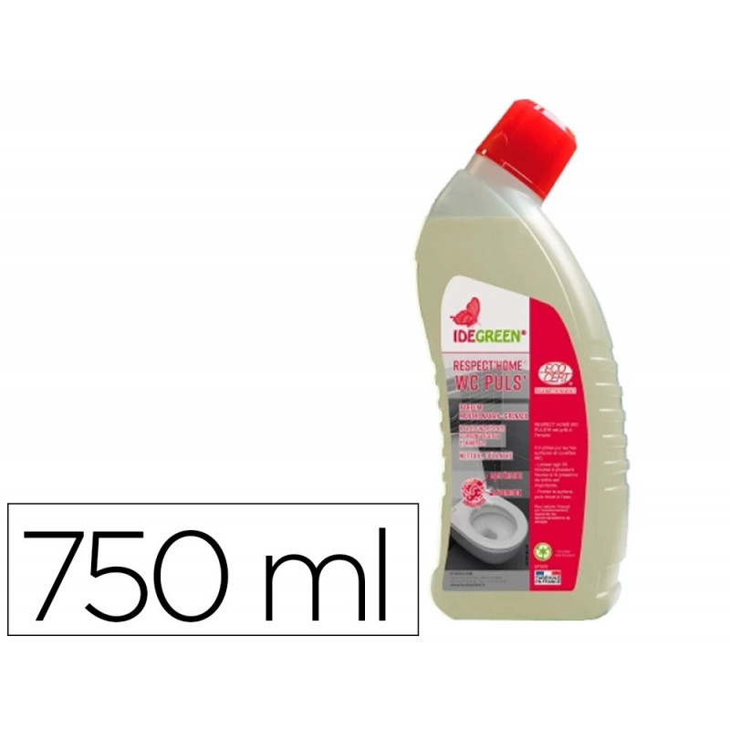 Gel codlis wc nettoyant detartrant desinfectant parfum menthe et grenade flacon 750ml