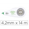 Roller correcteur tombow mono office rechargeable frontal 4,2mmx14m boite carton