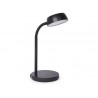 Luminaire bureau maul led joy hauteur 30cm support diametre 15cm tete diametre 11cm coloris noir