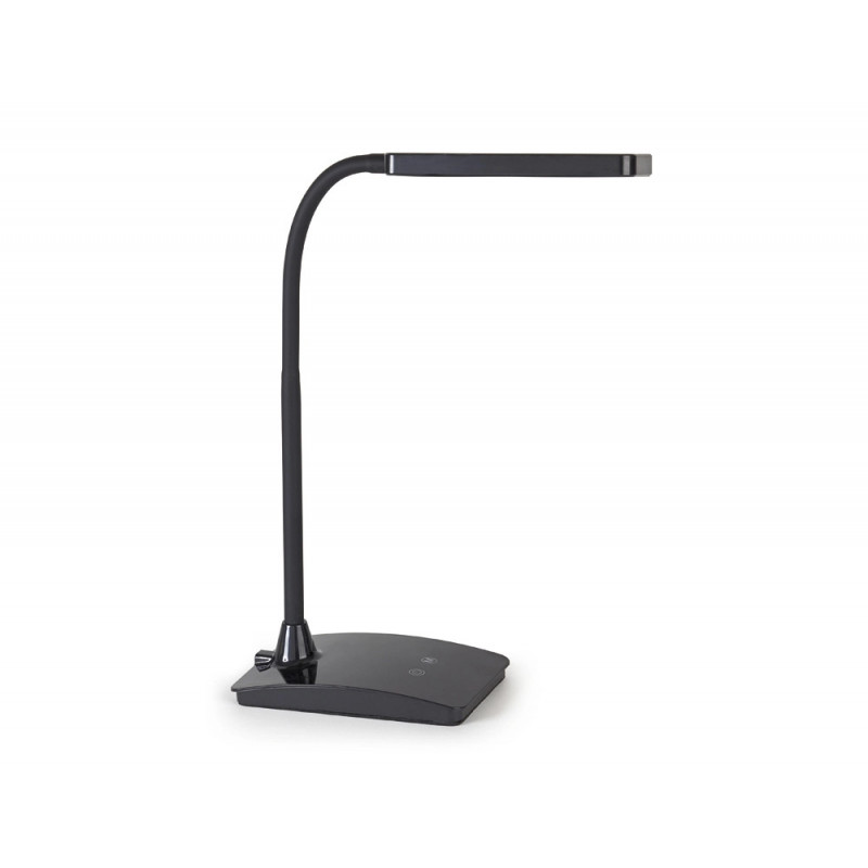 Luminaire bureau maul led pearly colour vario reglable hauteur 37,5cm bras 35,7cm tete 16x6cm coloris noir