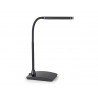 Luminaire bureau maul led pearly colour vario reglable hauteur 37,5cm bras 35,7cm tete 16x6cm coloris noir