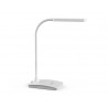 Luminaire bureau maul led pearly colour vario reglable hauteur 37,5cm bras 35,7cm tete 16x6cm coloris blanc
