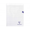 Cahier piqure calligraphe 7000couverture souple pp 17x22cm 96p seyes 70g incolore