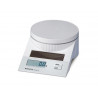 Pese-lettres maul tronic s solaire portee 5kg diam. plateau 128mm coloris blanc