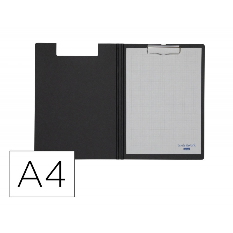 Dossier maul balance avec pince a4 carton solide coloris noir