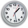 Horloge murale maul step diam. 20cm pile 1.5v aa fournie coloris argent