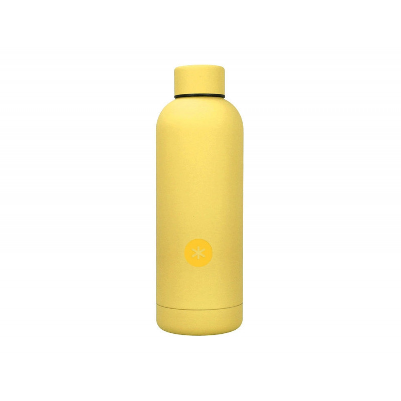 Bouteille isotherme antartik acier inoxydable sans bpa 500ml coloris jaune
