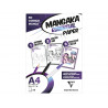 Pochette clairefontaine mangaka essential paper a4 15 feuilles assorti 55g/100g/200g + brochure