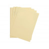 Feuille papier clairefontaine maya 270g 500x700mm coloris chamois paquet 25 unites