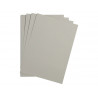 Feuille papier clairefontaine maya 270g 500x700mm coloris gris clair paquet 25 unites