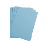 Feuille papier clairefontaine maya 270g 500x700mm coloris bleu ciel paquet 25 unites