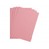 Feuille papier clairefontaine maya 270g 500x700mm coloris rose clair paquet 25 unites