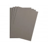 Feuille papier clairefontaine maya 270g 500x700mm coloris gris acier paquet 25 unites
