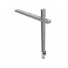 Lampe unilux zenith led bras rotatif coloris gris metal