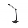 Lampe unilux novy pliable usb led tete et base rotative bras reglable coloris noir
