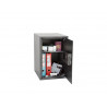 Coffre-fort phoenix securite vela home & office ss0805k taille 5 serrure a cle coloris gris fonce