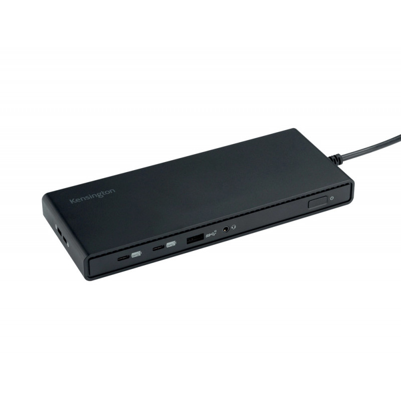 Station accueil kensington sd4842p usb-c sans pilote 10 gbits/s avec triple sortie video et pd 100 w coloris noir