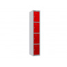 Casier personnel phoenix serie pl pl1430grk serrure a cle coloris rouge
