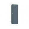Casier cube phoenix taille 4 serrure a cle coloris gris fonce