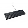 Clavier kensington filaire kb100 eq coloris noir