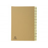 Trieur exacompta forever kraft a-z 24 compartiments coloris brun