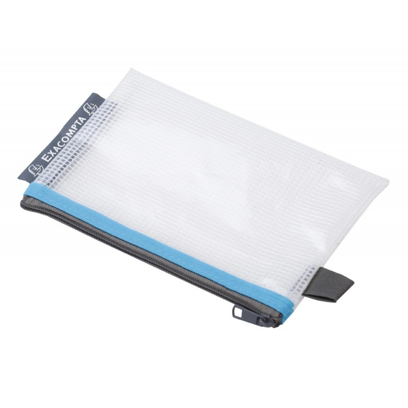 Pochette zip exacompta eva a6 coloris assortis