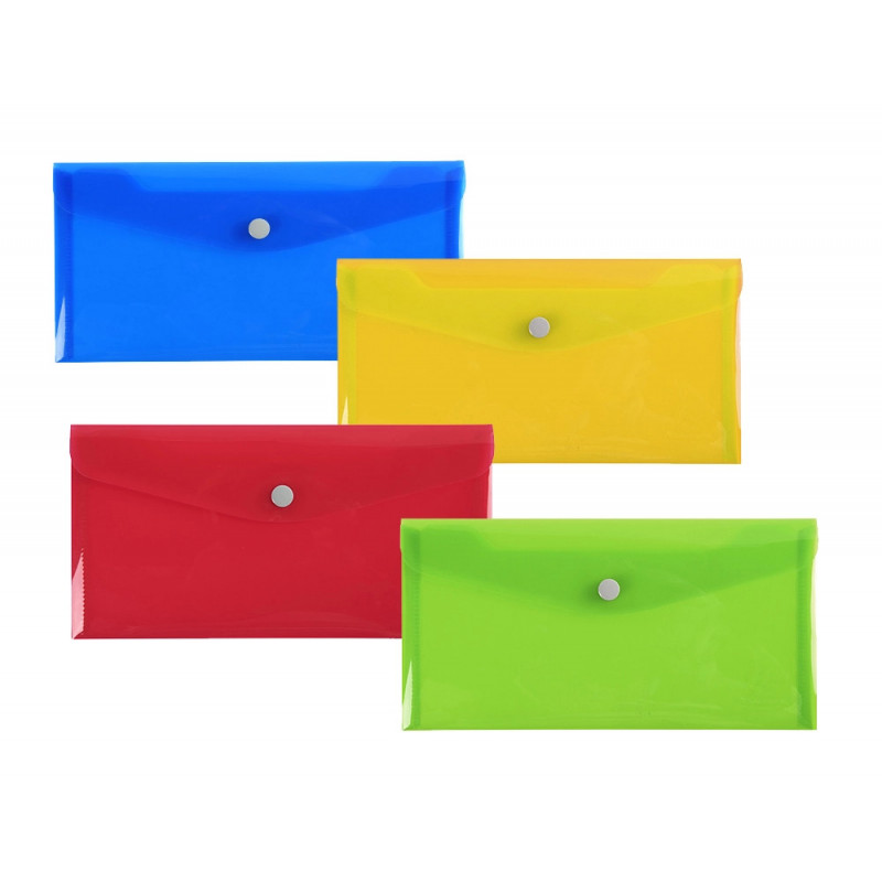 Pochette pression exacompta iderama enveloppe pp coloris assortis