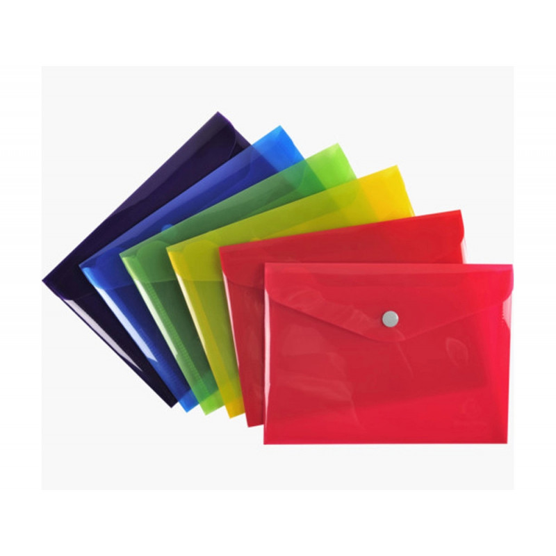 Pochette pression exacompta iderama stylos pp coloris assortis