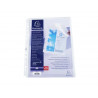 Pochette perforee exacompta a4 pp soufflet 25mm ouverture haut paquet 10 unites