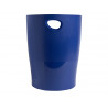 Corbeille a papier exacompta ecobin beeblue capacite 15l coloris bleu marine